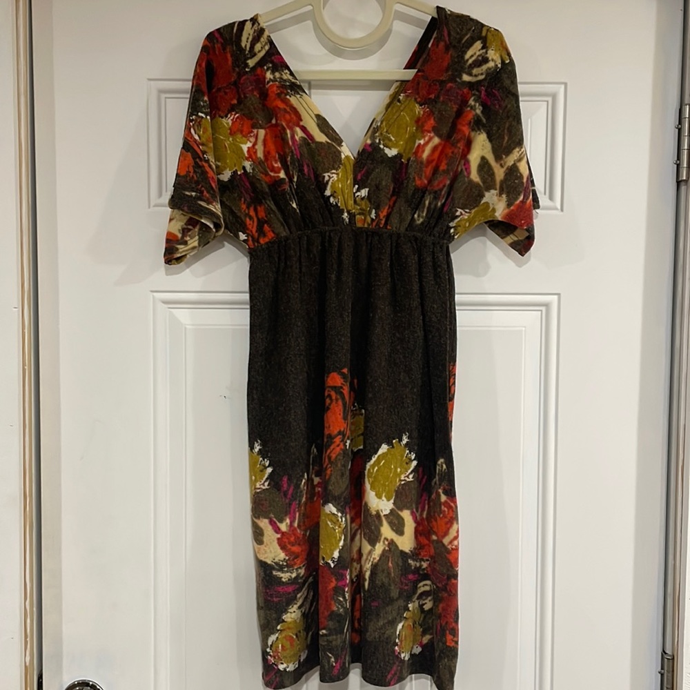 Like New Floral Multi-Colored Tunic